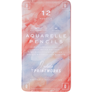 Printworks, 12 farveblyanter - Aquarelle