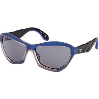 Adidas Originals OR0095 83A 59 Solbriller Mænd Blue - Frosted Blue Grey - 59mm