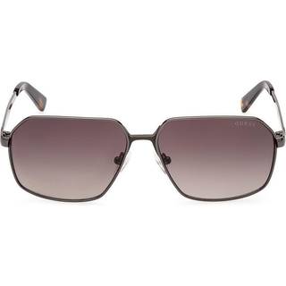 Guess GU00071 08F 58 Solbriller Mænd Gunmetal - Shiny Gunmetal - 58mm