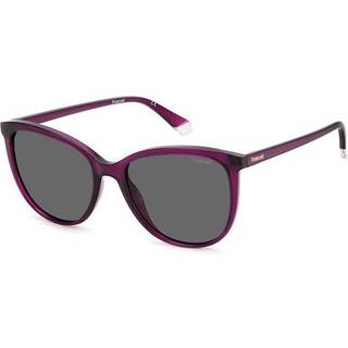 Polaroid Kvinde PLD 4138/S B3V/M9 Solbriller Plast Violet Grå Cat Eye Polariseret