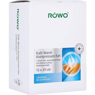 Röwo Kulde/Varme Wrap 30x40 cm - Genanvendelig Kompres med Fikseringsbandage til Alle Køn