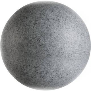 Udendørs kuglelampe med jordspyd, granit, Ø 25 cm