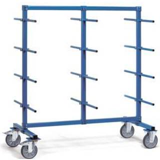 Aflæggervogn - dobbelt - PVC beskyttelse 1600 mm