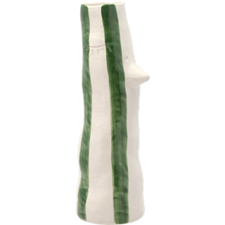 Villa Collection Styles vase med næb og øjenvipper 34 cm Green