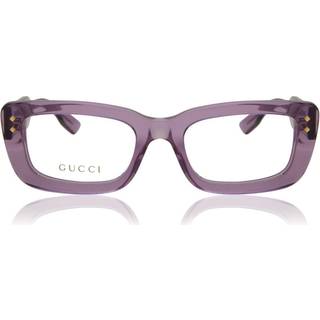 Gucci GG1216O 003 52 Briller Kvinder Purple - Transparent Purple - 52mm
