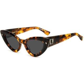 Dsquared2 D2 0092/S WR9/IR 51 Solbriller Kvinder Tortoiseshell - Transparent Tortoise - 51mm