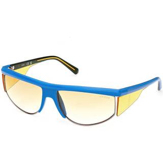 Guess GU00072 90G 62 Solbriller Mænd Blue - Shiny Blue - 62mm