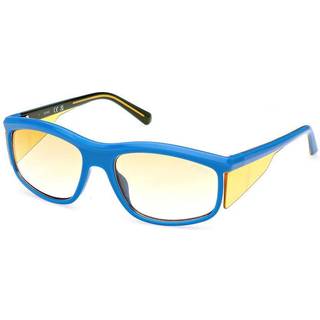 Guess GU00073 90G 57 Solbriller Mænd Blue - Shiny Blue - 57mm