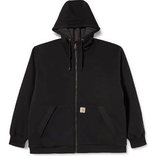 CARHARTT® Black Rain Defender™ Relaxed Fit Midweight Sherpa-Lined Full-Zip Sweatshirt M
