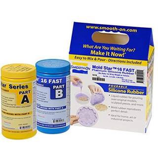 Mold Star 16 Fast - 1A: 1B Mix by Volume Platinum Silicone Rubber - Pint Unit