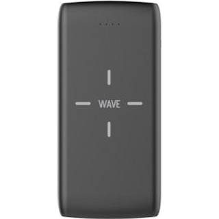 Wave QiPower powerbank, 10.000 mAh, sort