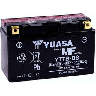 Yuasa YT7B-BS 12V AGM Batteri til Motorcykel