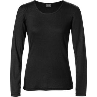 Trofe Wool Bamboo Solids Longsleeve Top - Black - Large