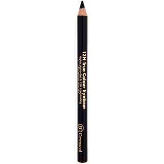Dermacol True Colour Eyeliner Langtidsholdbar øjenblyant Skygge 08 Black - 4 g