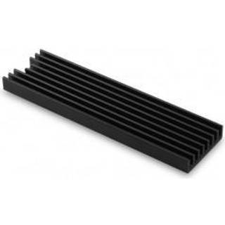 Axagon CLR-M2L6 Computerkølesystem M.2 NVMe SSD, Solid-state drev Køleplade/køler Sort 1 stk
