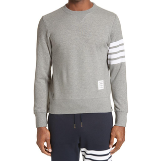 Thom Browne 4-Bar cotton classic sweatshirt - grey - XS