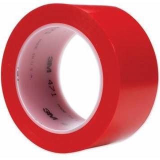 3M vinyltape 471 rd 2 tommer x 36 yd 5,2 mil