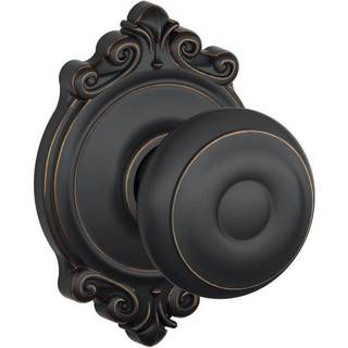 Schlage F10 Geo 716 BRK Georgisk d?rknap med Brookshire Trim Hall & Closet Passage Lock Aged Bronze