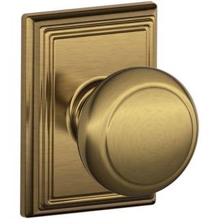 Schlage Lock Company F10and609Add Addison Collection Schlage Passage Knob Antik messing