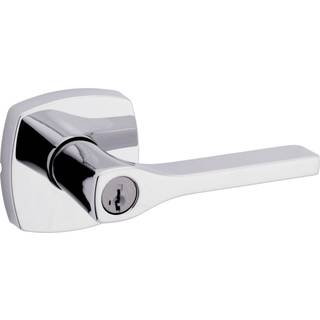 Kwikset Tripoli Lever Entry Door Handle med l?s og n?gle Sikker n?glet reversibel greb udvendig d?rl?s til hovedindgang og sovev?relser poleret k