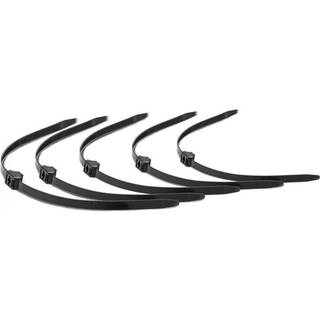 Master Series Misbehaved Black Zip Tie Police Cuffs 5 pack
