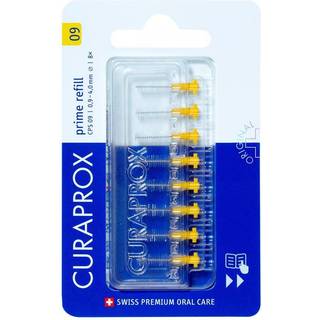 Curaprox Tandpleje InterdentalboersterInterdentalbørster CPS 09 Prime Refill Gul 0,9 - 4,4 mm 8 Stk. (10,00 kr / 1 stk.) - 8 Stk.