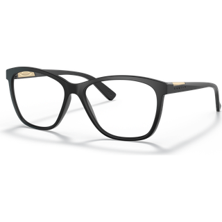 Oakley Kvinde OX8155 ALIAS 815507 Montature da vista O_matter Sort Transparent Rund Normal