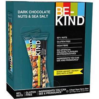 12 x BeKind Core Bar 40 g Dark Chocolate Nuts & Sea Salt