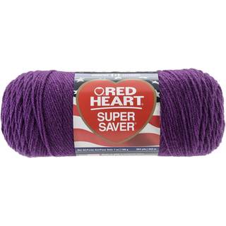 Red Heart Dark Orchid Super Saver Yarn 12/Pk 12 Pack