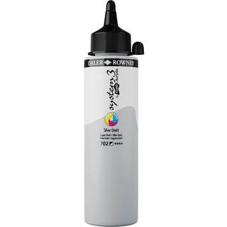 System 3 Fluid Acrylic - 250ml. Silver (Hue)