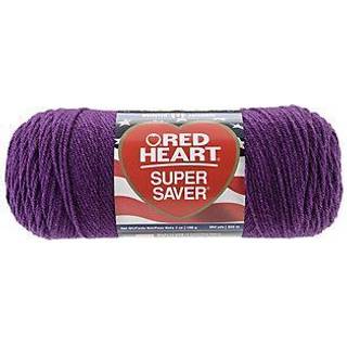 Red Heart Dark Orchid Super Saver Yarn 6/Pk 6 Pack