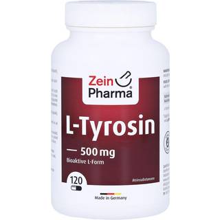 L-Tyrosin, 500 mg - 120 kapsler