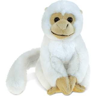 Dollibu Squirrel Monkey Plush - Super Soft Fyld Animal Squirrel Monkey Cute Wildlife Beige Squirrel Monkey Toy Loydable Fyld Animal Zoo Monkey Ga