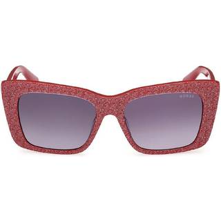 Guess GU7890 66B 55 Solbriller Kvinder Rød - Pattern Red White - 55mm