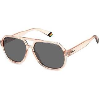 Polaroid PLD 6193/S Polarized 35J/M9 57 Solbriller Mænd Lyserød - Transparent Pink - 57mm