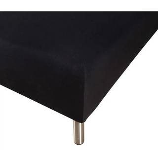 Boxlagen 90x200 cm - 100% Bomuld - Antracitgrå - Faconlagen til madras