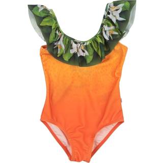 Molo Nika Badedragt Orange 116 cm  Orange.  116 cm  kvinde