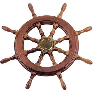 Pindrat Savoretti Armando T2, mahogni/messing, Ø300 mm, med nav, passer 3/4″ (19 mm) rataksel, brun
