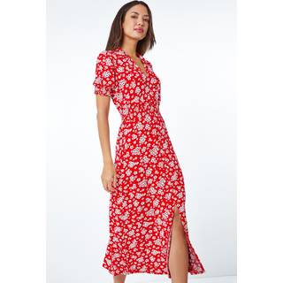 Roman Ditsy Floral Print Jersey Fit & Flare Dress42