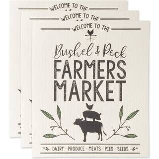 DII Farmers Market Swedish Dishcloth Set/3