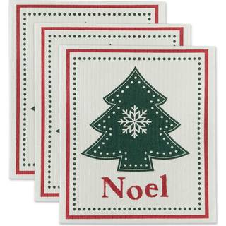 Noel Tree Swedish Dishcloth Set/3
