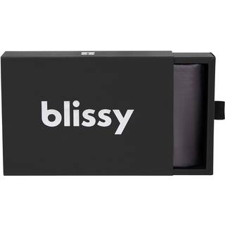 Blissy Silk Pillowcase - 100% Pure Mulberry Silk - 22 Momme 6A Højkvalitetsfibre - Silkepudebetræk til hår & hud - Regelmæssig dronning og konge