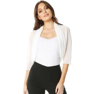 Roman Ruched Hem Chiffon Jakke48