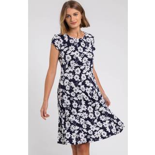 Roman Blomster Puff Tryk Tea KjoleEU 42 (UK 14)