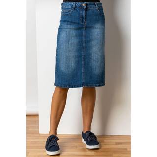 Roman Roman Blue A-Line Knee Length Denim Skirt