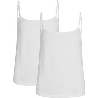 Urban Quest 2-Pack Bambus top, hvid, Størrelse: XL, Dame