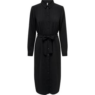 JDY - Sort - Jdydivya L/S Above Calf Dress Wvn D - X-Small