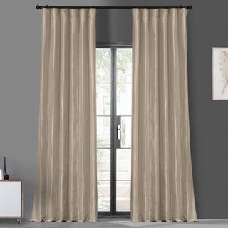 HPD Half Price Drapes Blackout Gardiner för sovrum och vardagsrum-Faux Silk Taffeta Blackout Curtain 50 x 96 (1 Panel) PTCH-BO130907-96 Antik bei