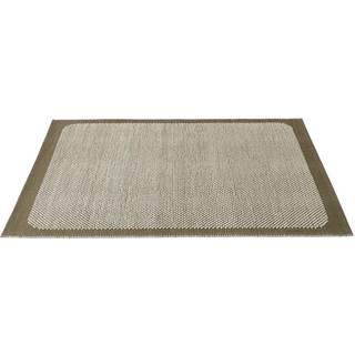 Muuto Pebble Tæppe 200x300 Cm - Uldtæpper Uld Fra New Zeeland Brown Green - 25878