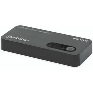 MANHATTAN MH HDMI 1x2 Splitter with Downscaling, 4K@60Hz, Black